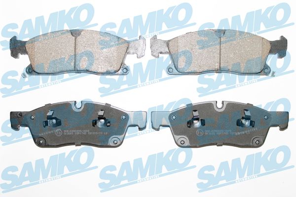 Комплект тормозных колодок, дисковый тормоз - 5SP1745 SAMKO