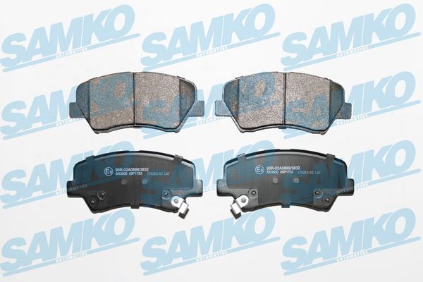 Brake Pad Set, disc brake - 5SP1753 SAMKO