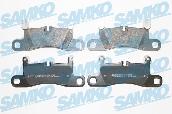 Комплект тормозных колодок, дисковый тормоз - 5SP1758 SAMKO
