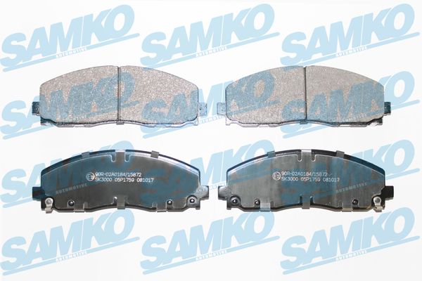 Brake Pad Set, disc brake - 5SP1759 SAMKO