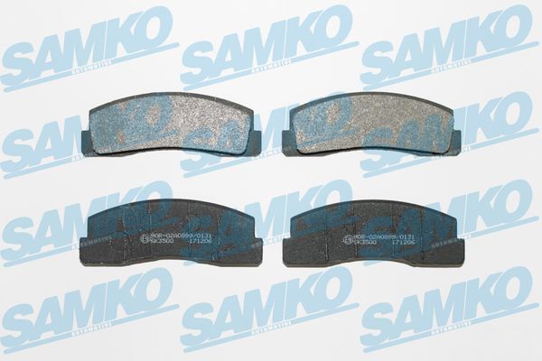 Brake Pad Set, disc brake - 5SP179 SAMKO