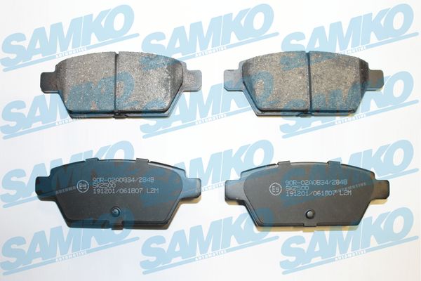 Brake Pad Set, disc brake - 5SP1807 SAMKO