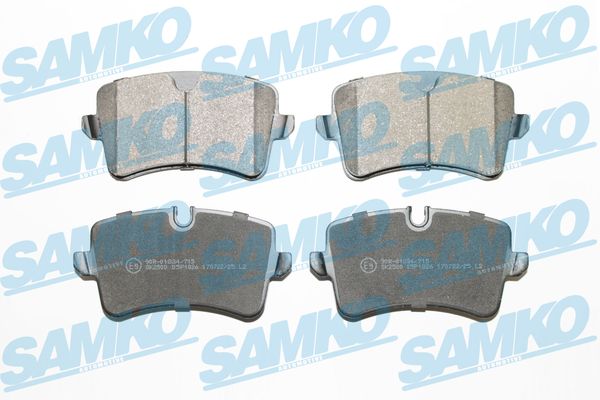 Комплект тормозных колодок, дисковый тормоз - 5SP1826 SAMKO