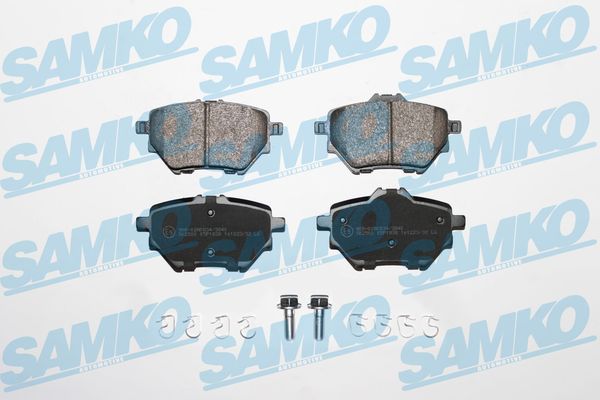 Комплект тормозных колодок, дисковый тормоз - 5SP1838 SAMKO