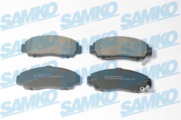 Комплект тормозных колодок, дисковый тормоз - 5SP1840 SAMKO