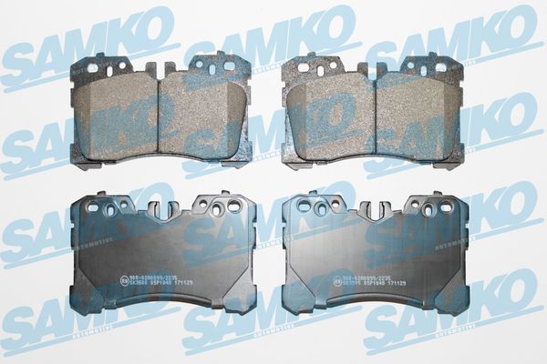 Brake Pad Set, disc brake - 5SP1848 SAMKO