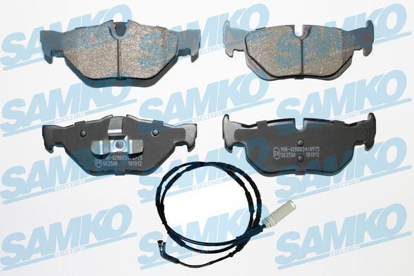 Комплект тормозных колодок, дисковый тормоз - 5SP1876A SAMKO