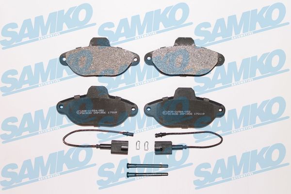 Комплект тормозных колодок, дисковый тормоз - 5SP1906 SAMKO