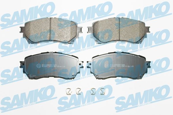 Комплект тормозных колодок, дисковый тормоз - 5SP1916 SAMKO