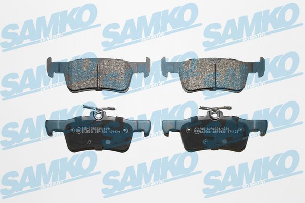 Brake Pad Set, disc brake - 5SP1930 SAMKO