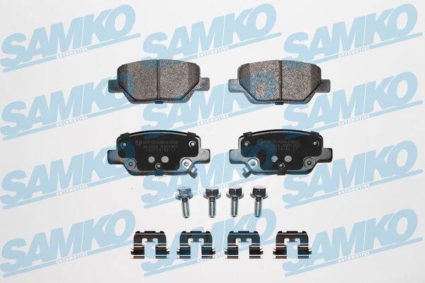 Brake Pad Set, disc brake - 5SP1951K SAMKO
