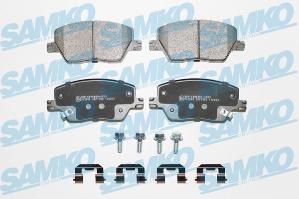 Brake Pad Set, disc brake - 5SP1952K SAMKO