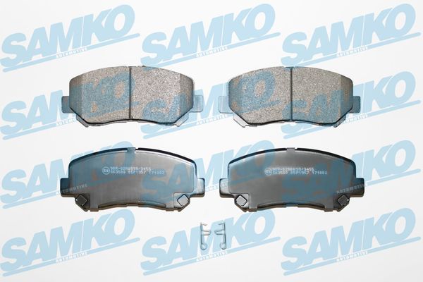 Комплект тормозных колодок, дисковый тормоз - 5SP1957 SAMKO