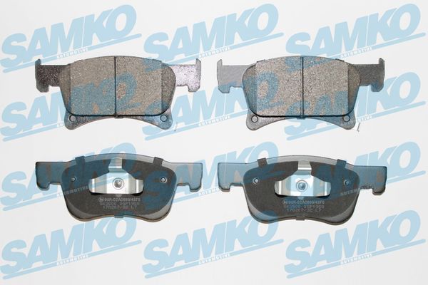 Комплект тормозных колодок, дисковый тормоз - 5SP1958 SAMKO