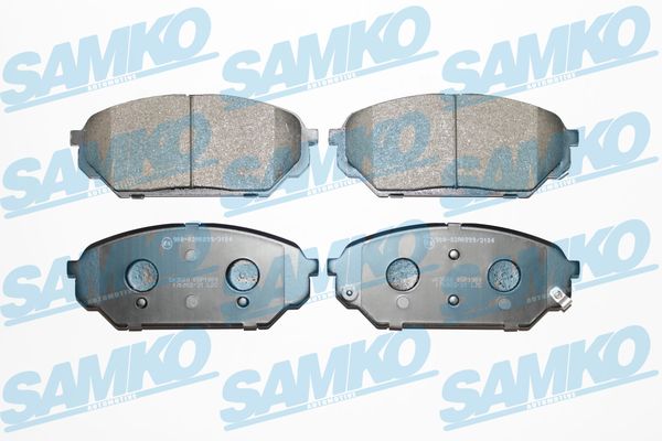 stabdžių trinkelių rinkinys, diskinis stabdys - 5SP1989 SAMKO