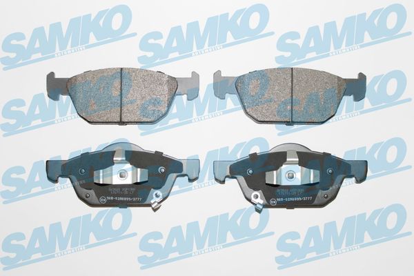 Комплект тормозных колодок, дисковый тормоз - 5SP1991 SAMKO