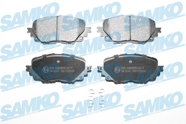 Brake Pad Set, disc brake - 5SP2002 SAMKO