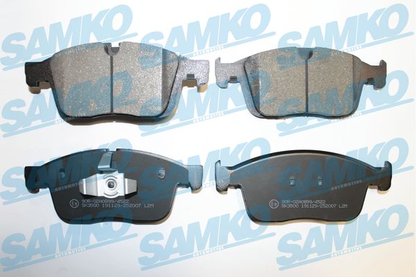 Brake Pad Set, disc brake - 5SP2007 SAMKO