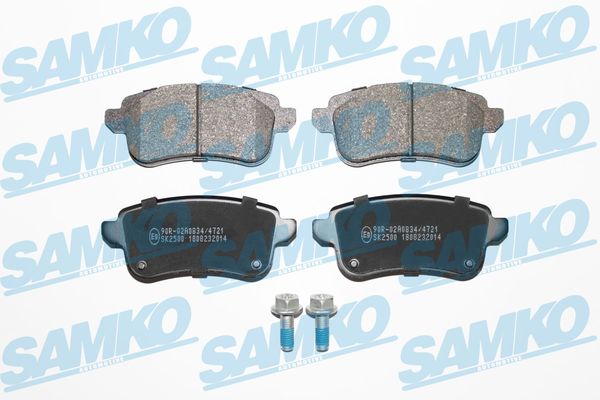 Brake Pad Set, disc brake - 5SP2014 SAMKO