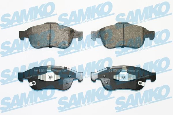 Комплект тормозных колодок, дисковый тормоз - 5SP2019 SAMKO