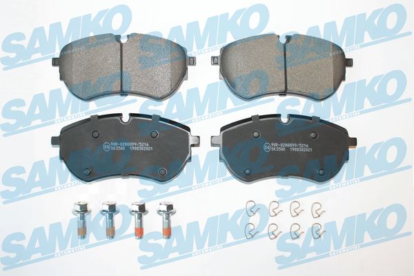 Комплект тормозных колодок, дисковый тормоз - 5SP2021 SAMKO