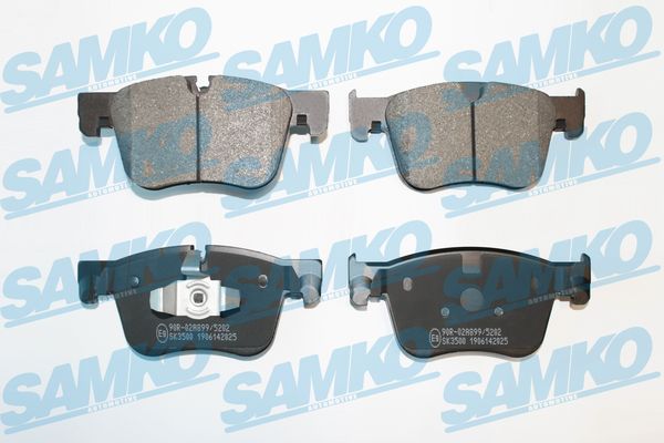 Комплект тормозных колодок, дисковый тормоз - 5SP2025 SAMKO