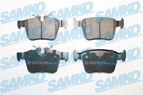 Brake Pad Set, disc brake - 5SP2028 SAMKO