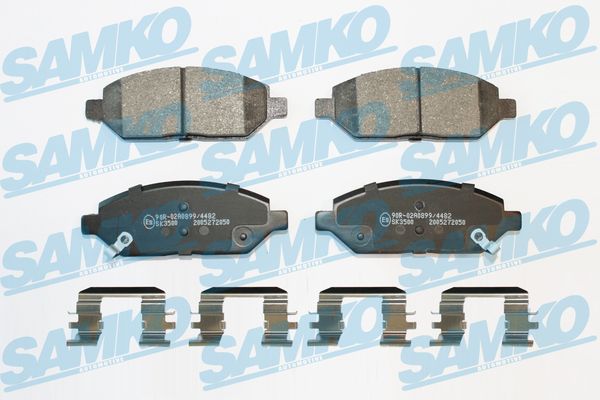 Brake Pad Set, disc brake - 5SP2050K SAMKO