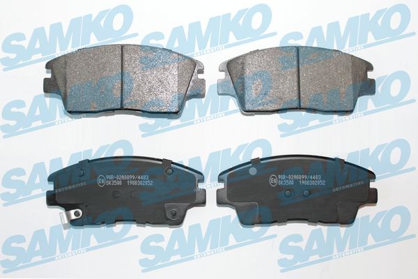 Brake Pad Set, disc brake - 5SP2052 SAMKO
