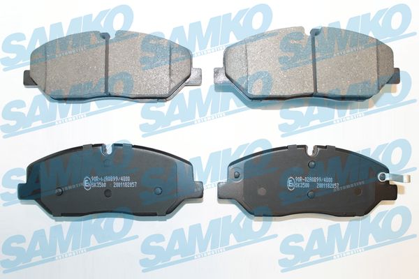 Brake Pad Set, disc brake - 5SP2057 SAMKO