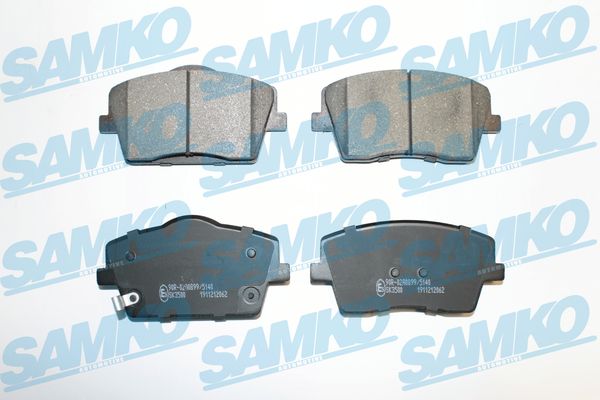 stabdžių trinkelių rinkinys, diskinis stabdys - 5SP2062 SAMKO