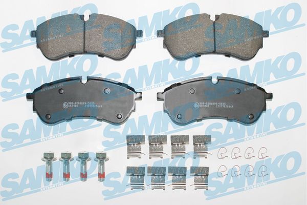 Комплект тормозных колодок, дисковый тормоз - 5SP2066K SAMKO
