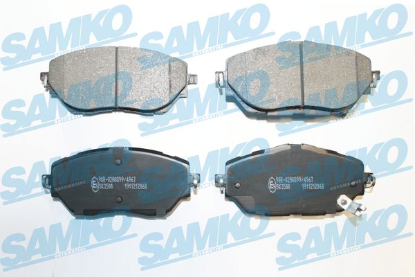 Kit pastiglie freno, Freno a disco - 5SP2068 SAMKO