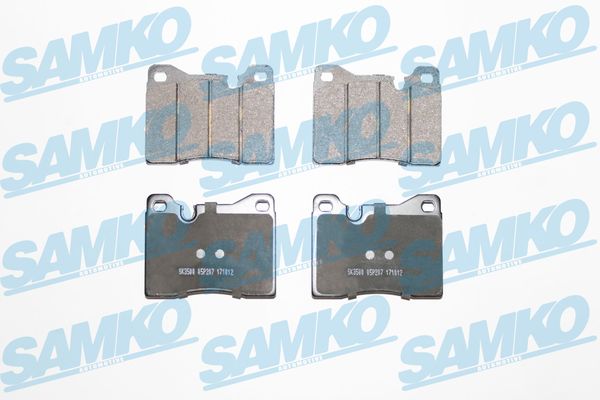 Brake Pad Set, disc brake - 5SP207 SAMKO