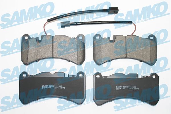 Brake Pad Set, disc brake - 5SP2072 SAMKO
