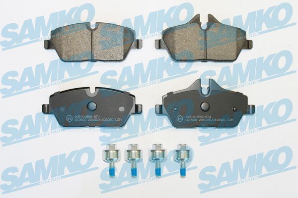 Kit pastiglie freno, Freno a disco - 5SP2080 SAMKO
