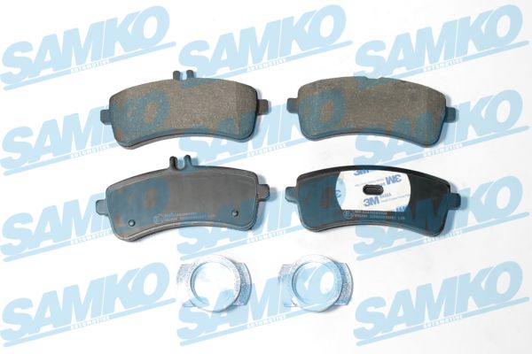 Комплект тормозных колодок, дисковый тормоз - 5SP2081 SAMKO