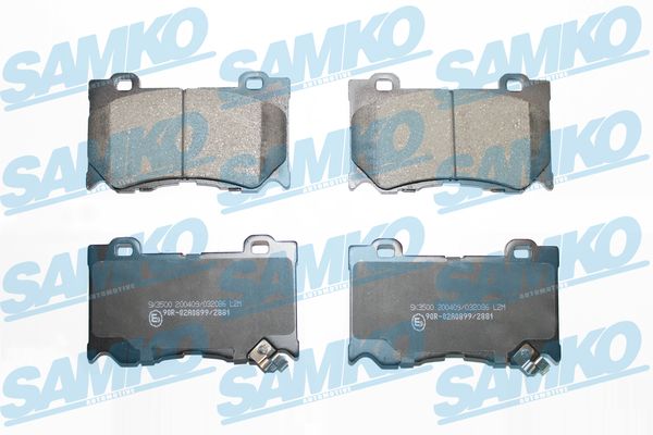 Kit pastiglie freno, Freno a disco - 5SP2086 SAMKO
