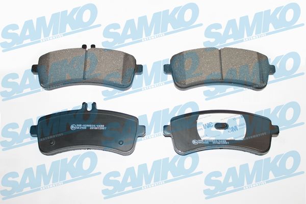 Комплект тормозных колодок, дисковый тормоз - 5SP2087 SAMKO