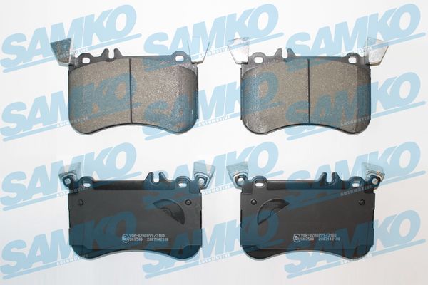 Brake Pad Set, disc brake - 5SP2100 SAMKO