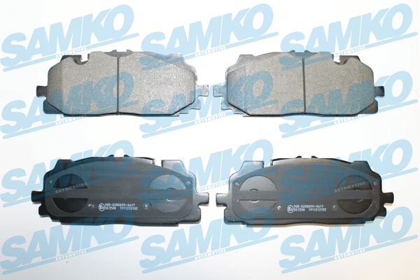 Комплект тормозных колодок, дисковый тормоз - 5SP2102 SAMKO