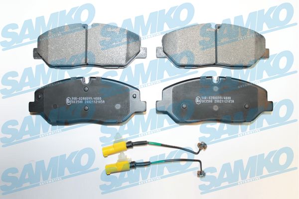 Комплект тормозных колодок, дисковый тормоз - 5SP2105A SAMKO