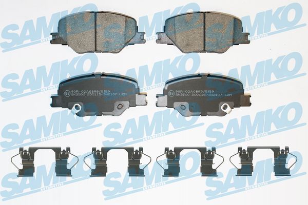 Kit pastiglie freno, Freno a disco - 5SP2107K SAMKO