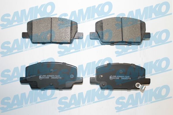 Brake Pad Set, disc brake - 5SP2115 SAMKO