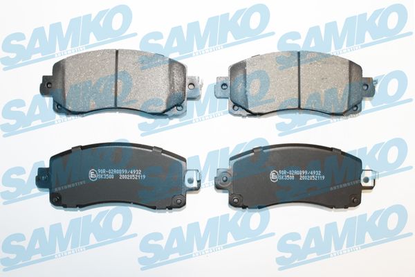 Brake Pad Set, disc brake - 5SP2119 SAMKO