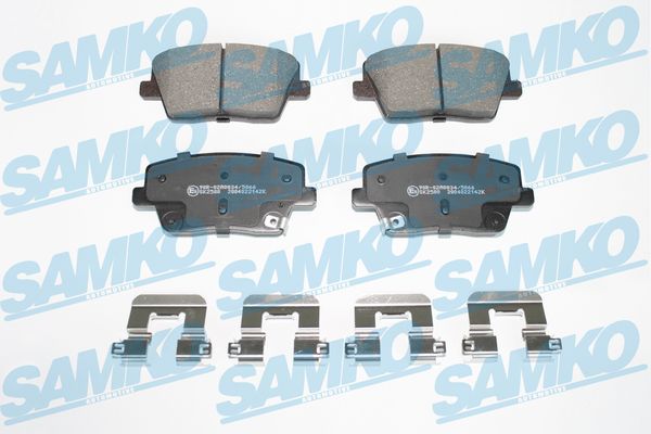 Kit pastiglie freno, Freno a disco - 5SP2142K SAMKO