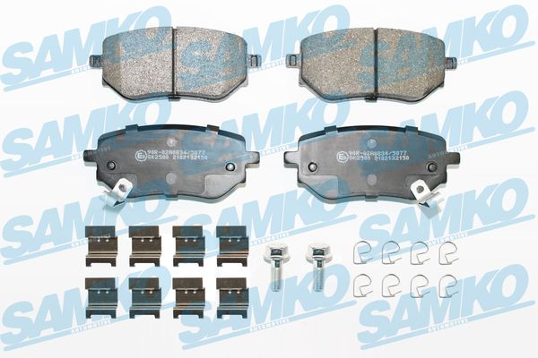 Brake Pad Set, disc brake - 5SP2150K SAMKO