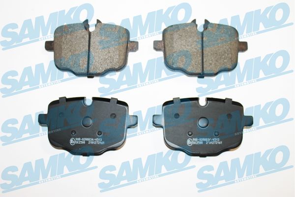 Комплект тормозных колодок, дисковый тормоз - 5SP2161 SAMKO
