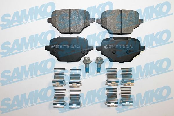 Brake Pad Set, disc brake - 5SP2162K SAMKO