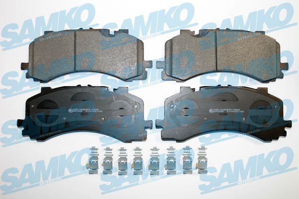 stabdžių trinkelių rinkinys, diskinis stabdys - 5SP2170K SAMKO